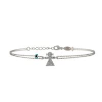 Bracciale Kurshuni Donna in Argento Zirconia KR191-100SP